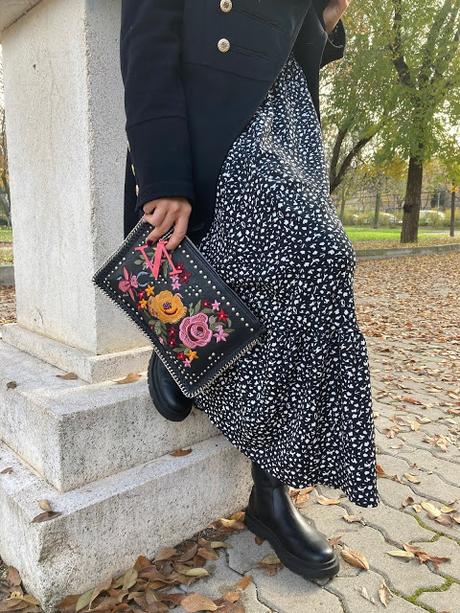 VESTIDO MIDI + ABRIGO.- VESTIDO MIDI + ABRIGO.-