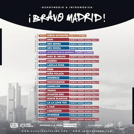 Nuevo ciclo de conciertos: ¡Bravo Madrid! Nuevo ciclo de conciertos: ¡Bravo Madrid!
