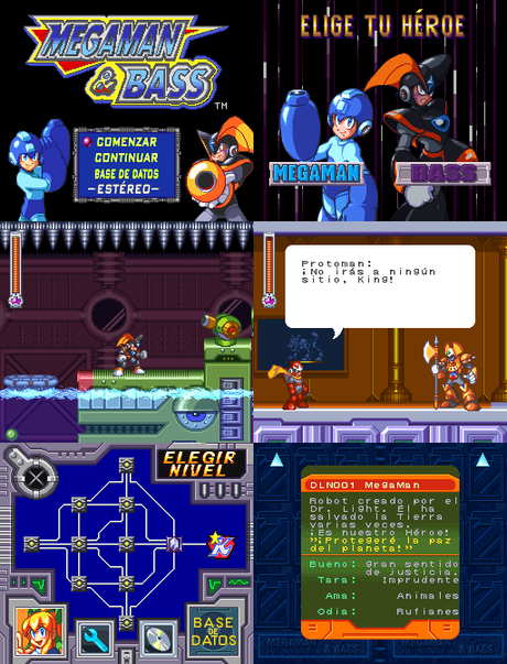 Rockman & Forte (Mega Man & Bass) de Super Nintendo traducido al español