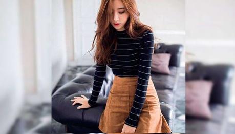 Outfit Falda Con Camisa Blanca