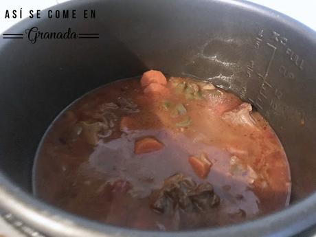 Rabo cordobés con patatas asadas al curry Rabo cordobés con patatas asadas al curry