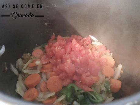 Rabo cordobés con patatas asadas al curry Rabo cordobés con patatas asadas al curry