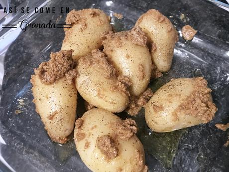 Rabo cordobés con patatas asadas al curry Rabo cordobés con patatas asadas al curry