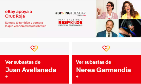 eBay Solidario se une a Giving Tuesday para apoyar el Plan Cruz Roja Responde