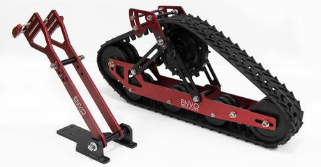 Convierte tu bicicleta normal en una bicicleta para la nieve con el Kit Envo
