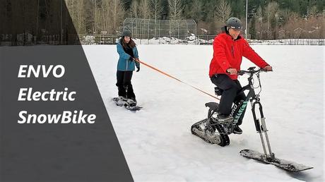 Convierte tu bicicleta normal en una bicicleta para la nieve con el Kit Envo