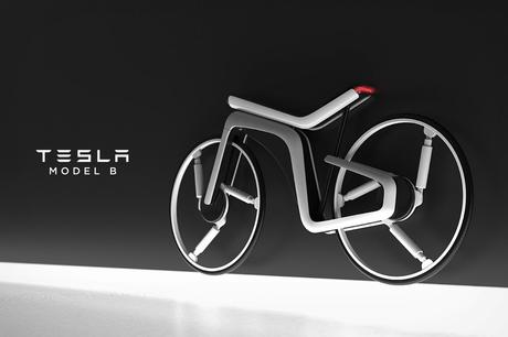 Bicicleta eléctrica Tesla Model B un motor en cada rueda