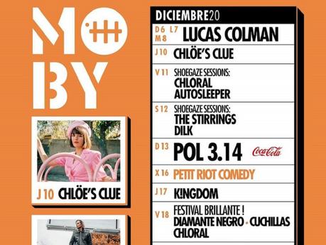 Conciertos de diciembre en el Moby Dick Club de Madrid