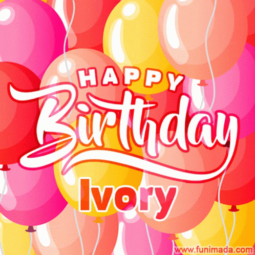 Ivory Happy Birthday GIF - Ivory HappyBirthday HappyBirthdayIvory - Descubre & Comparte GIFs