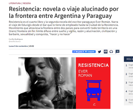 Resistencia: novela o viaje alucinado por la frontera entre Argentina y Paraguay
