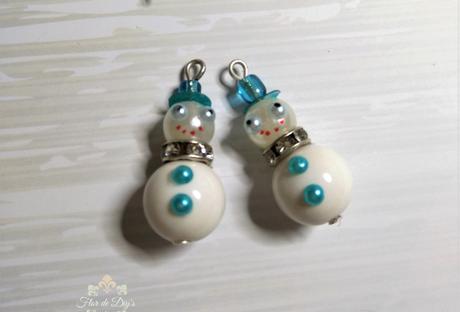 DIY: Pendientes navideños con abalorios