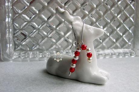 DIY: Pendientes navideños con abalorios