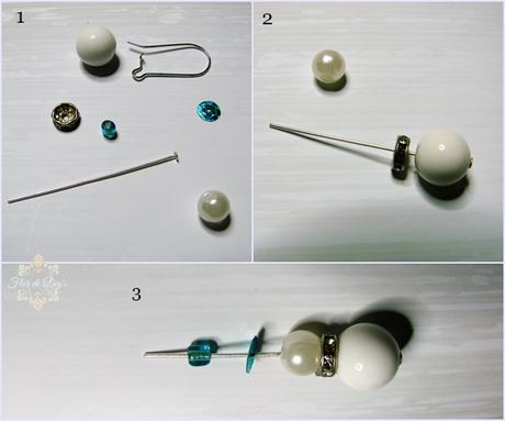 DIY: Pendientes navideños con abalorios