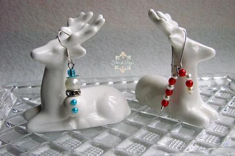 DIY: Pendientes navideños con abalorios