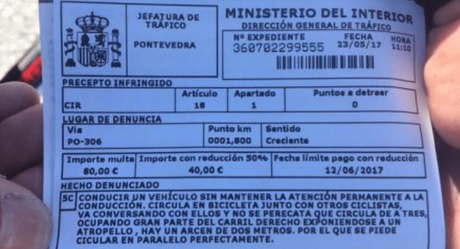 !ATENCIÓN¡ Multas que te pueden poner cuando vas en bici