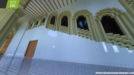 Minecrafteate en Minecraft RTX, Nº33: Réplica del Palacio de la Aljafería, Zaragoza, España.