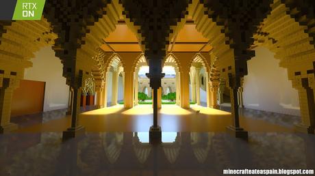 Minecrafteate en Minecraft RTX, Nº33: Réplica del Palacio de la Aljafería, Zaragoza, España.