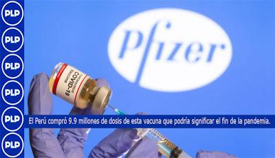 VACUNA DE PFIZER LISTA PARA INGRESAR AL PERÚ...
