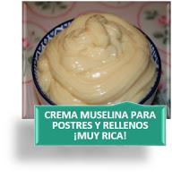 CREMA MUSELINA PARA POSTRES Y RELLENOS ¡MI FAVORITA!