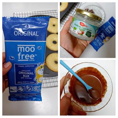 Donuts de naranja y chocolate - Sin leche, sin huevo y sin soja