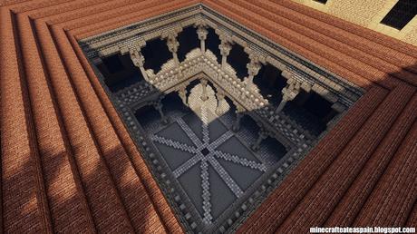 Réplica Minecraft del Castillo de Manzanares el Real, Madrid, España.