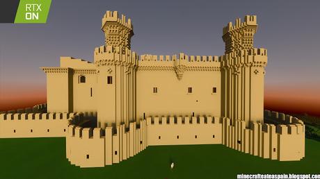 Minecrafteate en Minecraft RTX, Nº34: Réplica del castillo de Mazanares el Real, Madrid, España.