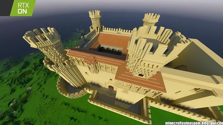 Minecrafteate en Minecraft RTX, Nº34: Réplica del castillo de Mazanares el Real, Madrid, España.