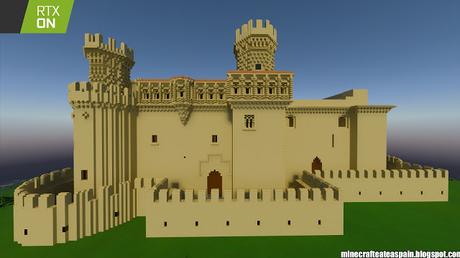 Minecrafteate en Minecraft RTX, Nº34: Réplica del castillo de Mazanares el Real, Madrid, España.