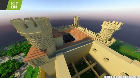 Minecrafteate en Minecraft RTX, Nº34: Réplica del castillo de Mazanares el Real, Madrid, España.