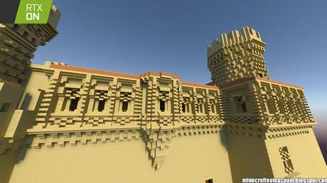 Minecrafteate en Minecraft RTX, Nº34: Réplica del castillo de Mazanares el Real, Madrid, España.