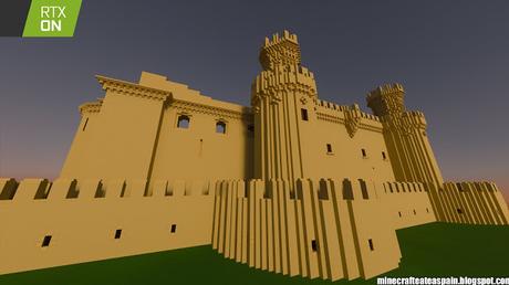 Minecrafteate en Minecraft RTX, Nº34: Réplica del castillo de Mazanares el Real, Madrid, España.