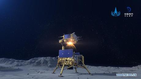 Chang’e 5 despega desde la Luna Chang’e 5 despega desde la Luna