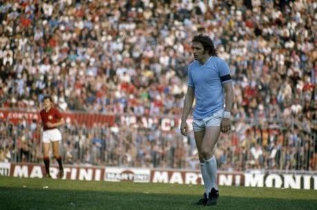 Chinaglia con la camiseta de la Lazio.