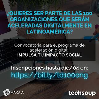 Participa en esta convocatoria para la aceleración digital de tu emprendimiento