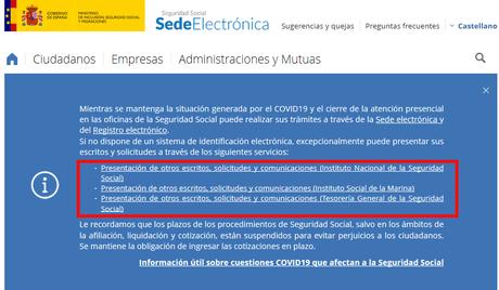Guía para realizar trámites con la Seguridad Social telemáticamente sin certificado digital Guía para realizar trámites con la Seguridad Social telemáticamente sin certificado digital