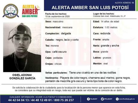 «Osiel, papá y mamá te buscan hijo» piden apoyo para localizarlo