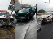 Lluvia frío causan múltiples accidentes Luis Potosí