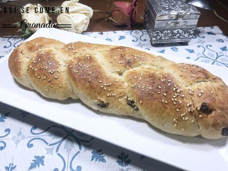 Pan de Shabat o pan trenzado sin gluten