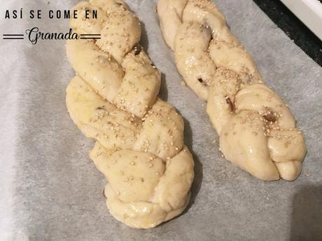 Pan de Shabat o pan trenzado sin gluten