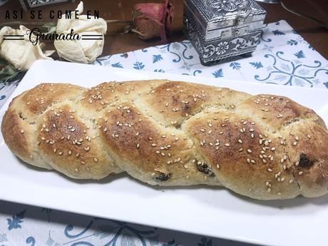Pan de Shabat o pan trenzado sin gluten