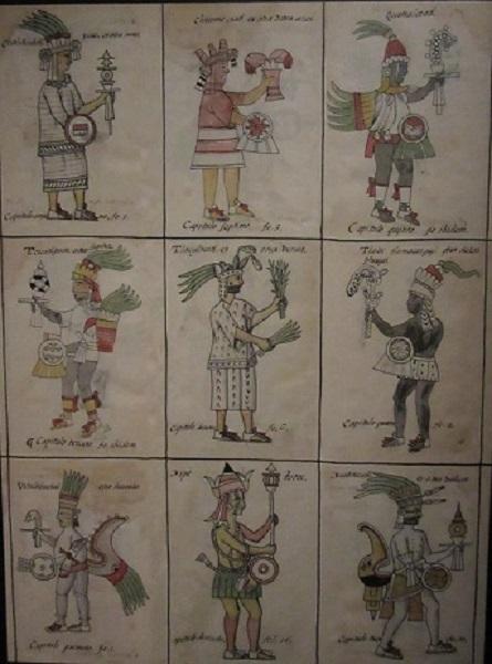 códice florentino dioses mexicas deidades aztecas