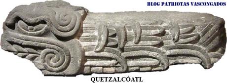 Escultura dios azteca Quetzalcóatl