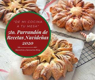 Gambones al Cava con Manzanas