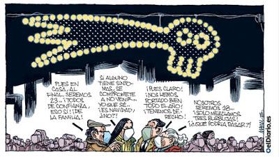 17 Comunidades Autónomas frente a la Navidad; el fusilamiento de 26 millones “hijos de puta” y el hospital de Ayuso, sin enfermos ni quirófanos.