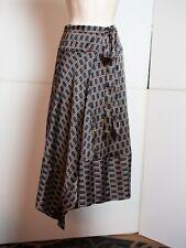 Falda Larga Cuadros Zara