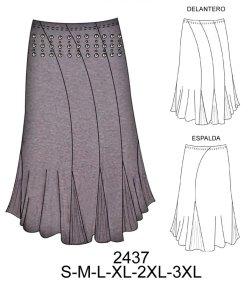 Faldas Con Vuelos Asimetricos