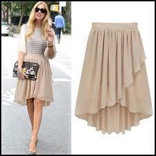 Faldas Con Vuelos Asimetricos