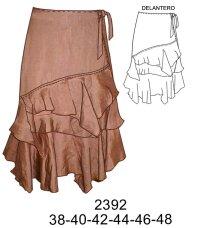 Faldas Con Vuelos Asimetricos