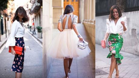 Faldas Con Vuelos Asimetricos