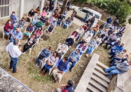 Octavio Pedroza presume fuerza en la Huasteca Potosina